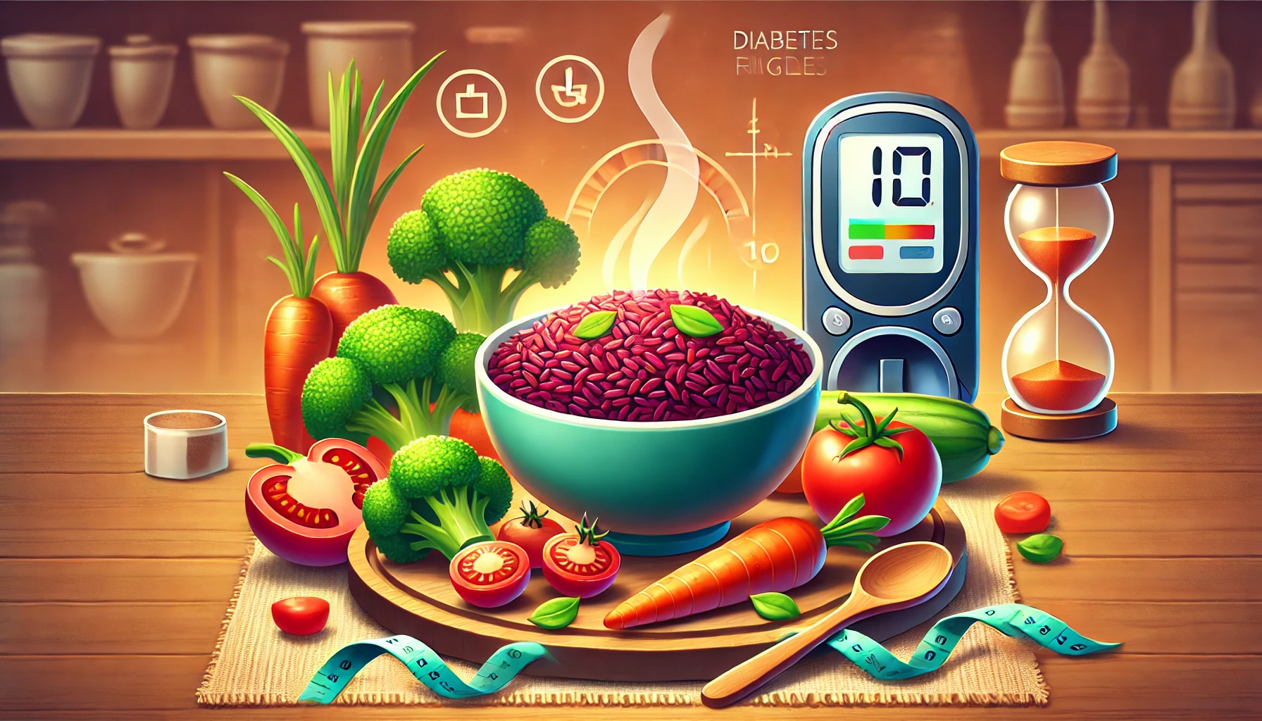 Diet diabetes nasi Alt text
